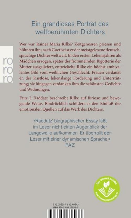 Thumbnail - Rainer Maria Rilke Fritz J. Raddatz