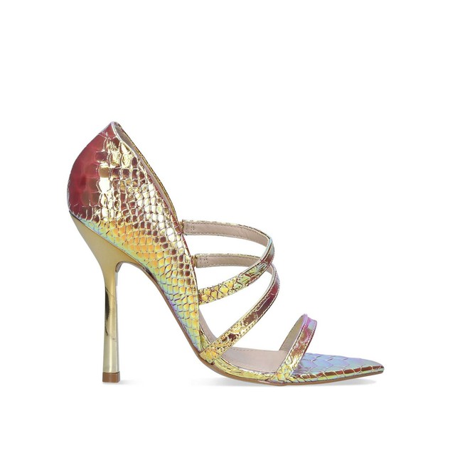 kurt geiger gold heels