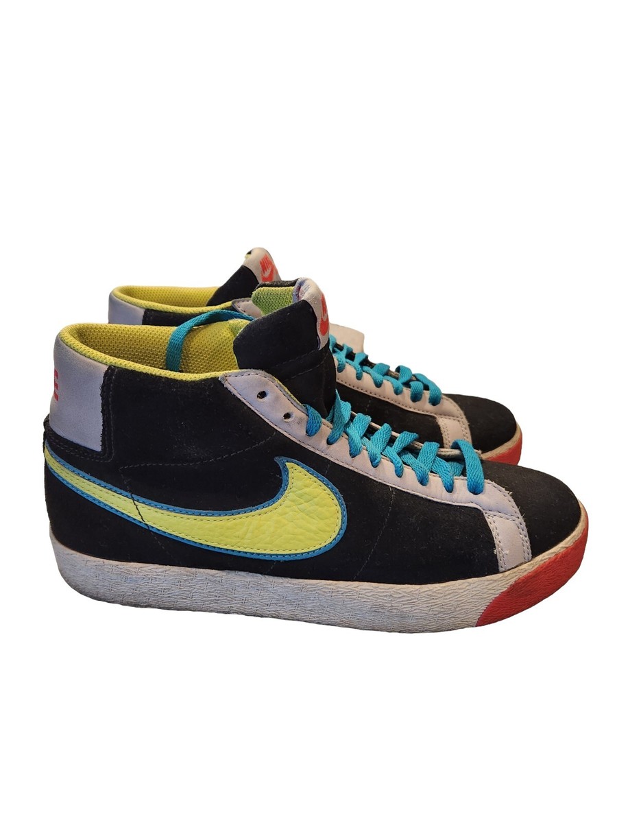 2008 NIKE DUNK BLAZER SB PACMAN BLACK CACTUS BLUE 2008 Nike Blazer SB  main image 4