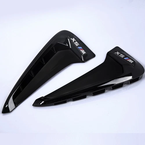For BMW F15 X5 F85 SUV 2014-2018 X5M Glossy Black Side Fender Vent Cover Trim - Bild 8 von 14