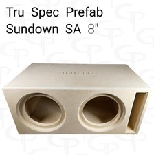TRU SPEC Prefab Dual 8" Ported Subwoofer Enclosure Box Sundown SA 8"