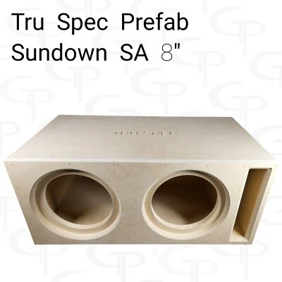 TRU SPEC Prefab Dual 8" Ported Subwoofer Enclosure Box Sundown SA 8"