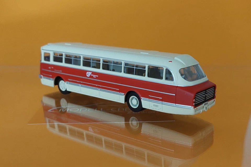 Brekina MCZ 03-390 Ikarus 66 3-Türer VEB Kraftverkehr Pirna Wagen 24/13 1:87 NEU - Bild 4 von 4