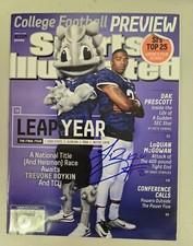 Trevone Boykin Signed Autograph Sports Illustrated Mag 8/10/15 TCU Beckett 