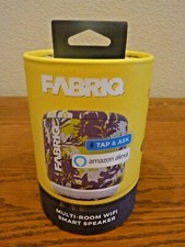 Fabriq Multi-room WIFI Smart Speaker Yellow/Gray Alexa-enabled Voice Service