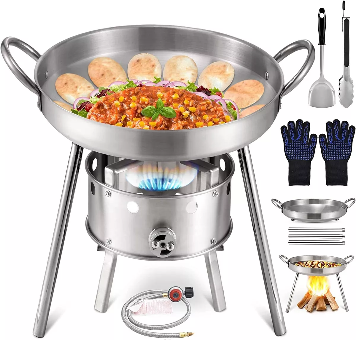 Disco Para Cocinar Discada Con Perno De Gas Propano Calidad 21&#034; | eBay