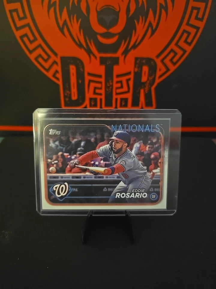 2024 Topps Update #US315 Rookie Combos EDDIE ROSARIO FRONT. CARTÃO DE ERRO VERDADEIRO🔥🔥 - Imagem 2 de 2