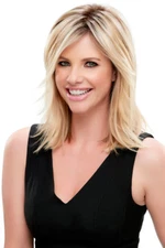 TOP NOTCH Topper JON RENAU *ALL COLORS + California Blonde* Mid-Length Hairpiece