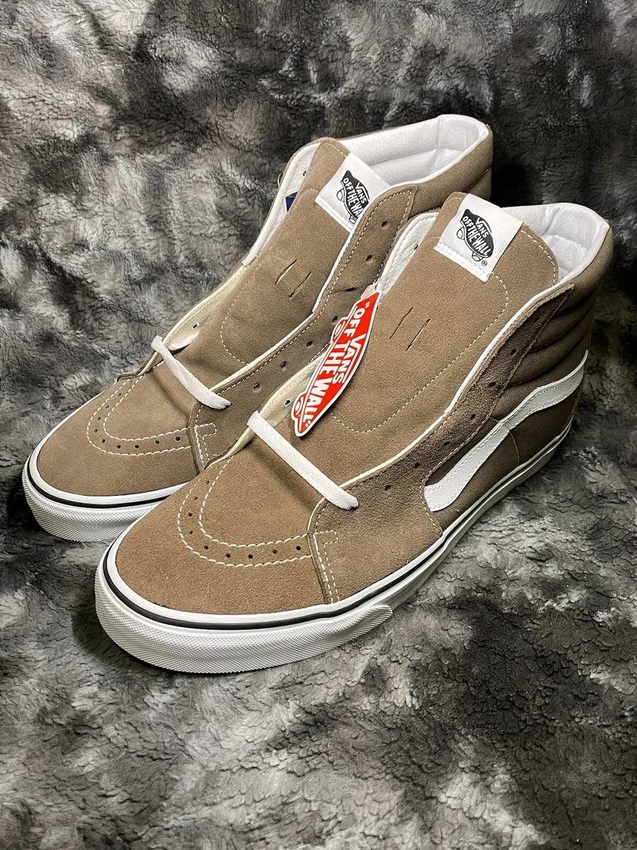 Vans high best sale cut brown