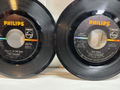 4 Seasons ~Rag Doll 1964 / Tell It To The Rain 1966   *TWO*   45 RPM Classics
