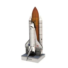 Paper Model 1: 150 Space Shuttle Atlantis Handmade Space Rocket DIY Craft Gift
