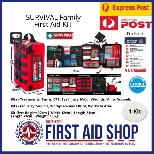 SURVIVAL Family First Aid KIT - First Aid Supplies - Afbeelding 1 van 4