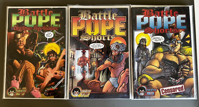 BATTLE POPE FunkOTron comic LOT Robert Kirkman Walking Dead OOP Specials Xmas