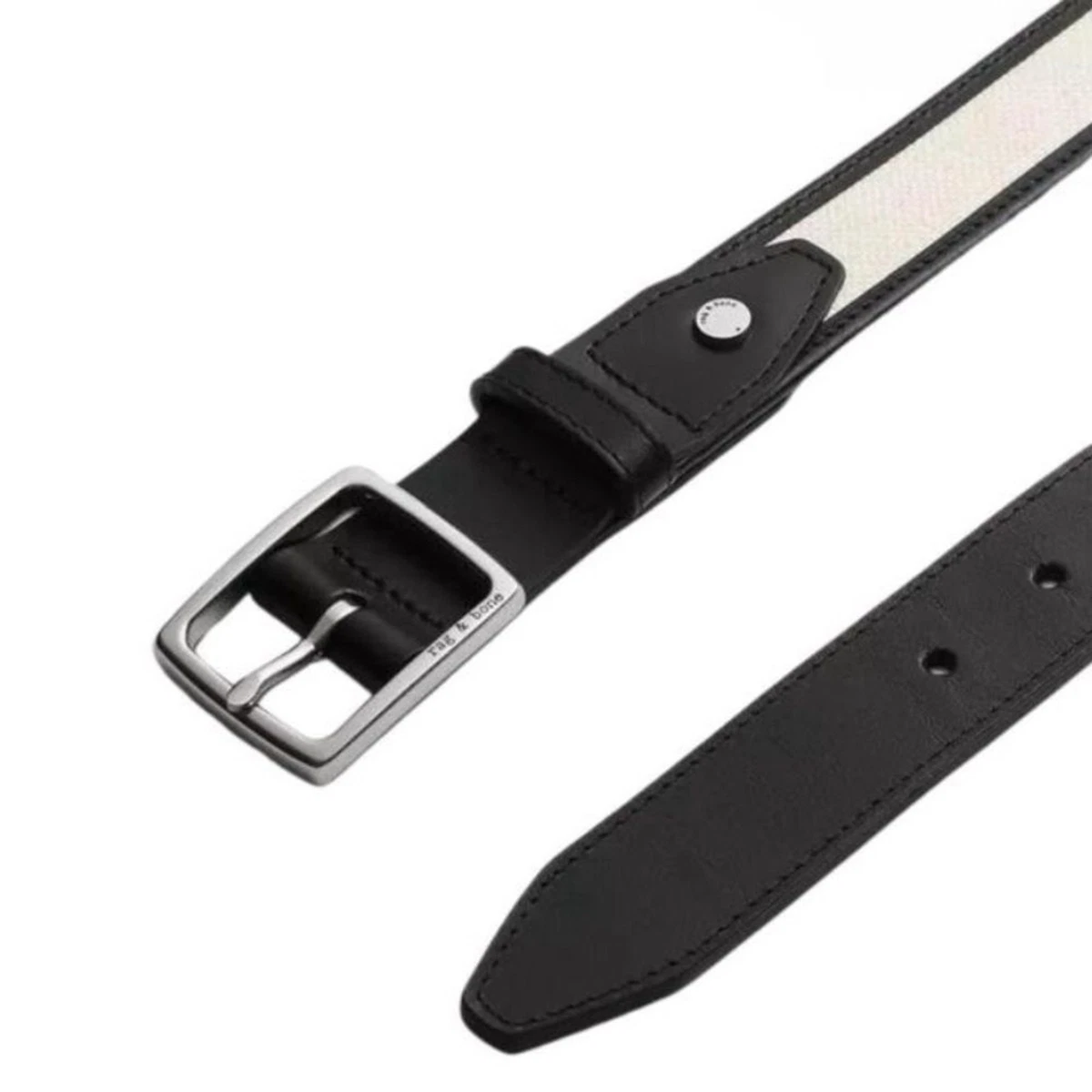 Rag & Bone Black Leather Belt w/ Rose Gold Hardware, Size XS/S, EUC Amazon.com: rag & bone Women main image 4