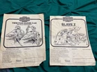 1981 Star Wars Empire Strikes Back Twin Pod Cloud Car & Slave I Inserts