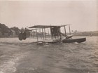 Wight Seaplane Cowes Isle of Wight Early Aviation Beken RARE 1913 Original Photo — photo 1
