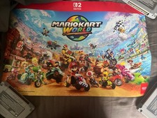 Poster lancio Mario Kart World esclusivo negozio Nintendo New York
