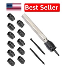 14-Pack Double-Sided Spot Weld Cutters - Precision HSS Drill Bits