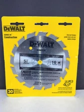 Dewalt 5-3/8" Fast Woodcutting Circular Saw Blade 16 Carbide Teeth