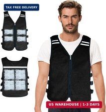 Cooling Vest for Men Women, Reflective Ice Vest with 32 PCS Ice Packs, Cool Jack