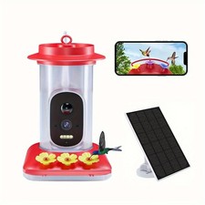 Bird Feeder with Camera with AI Identify Birds Species Solar Panel, Smart Bird