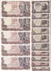 SALE!! LOT OF 15 100 PTA 1970 & 1 PTA 1951 BANKNOTES ON EBC FOR ONLY €19.99