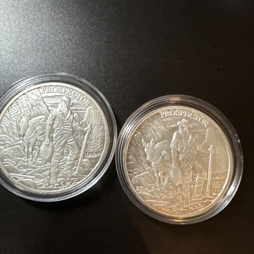 2 Silver 1 oz PROVIDENT PROSPECTOR BU Round - Type II