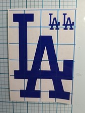 3 Los Angeles Dodgers Logo Vinyl Decal Helmet Windows Car Truck Laptops cup