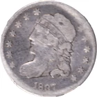 1837 5c Seated Liberty Half Dime - Small 5c ~ VG Details