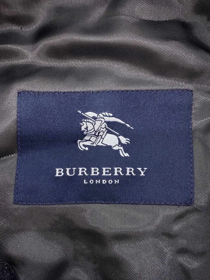Abrigo Largo Burberry Para Hombre Lana Raglán Balmacaan Gris HECHO EN INGLATERRA Foto 3 de 4