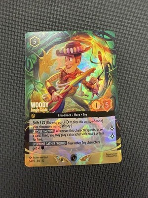 Woody Jungle Guide Foil Promo - Set Champs - Disney Lorcana