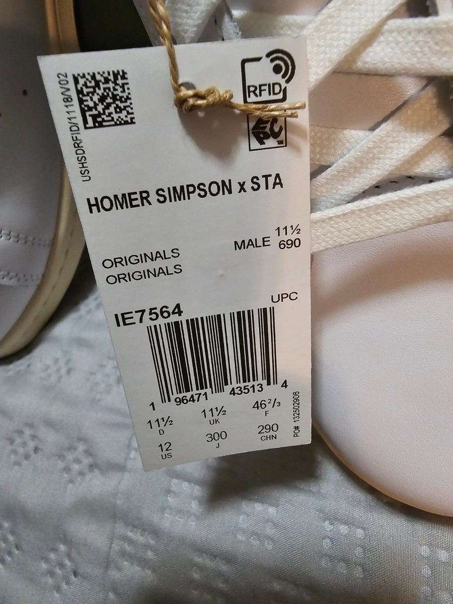 Size 12 - The Simpsons x adidas Stan Smith Homer Simpson for sale