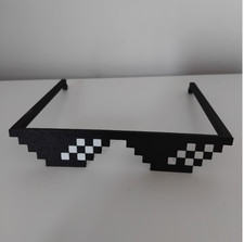 Minecraft "deal with it" Pixel Sunglasses 8-Bit Thug Life