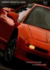 Brochure Honda Sports cars range incl. NSX, 1999, New Zealand