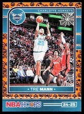 2024-25 Hoops Haunted Hoops #211 Tre Mann Orange