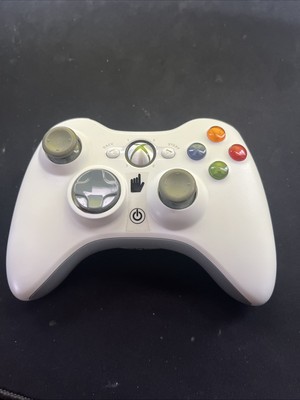 Microsoft B4F-00014 Xbox 360 Wireless Controller - White OEM Tested Cleaned