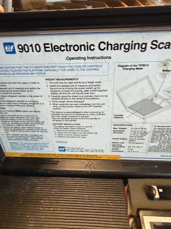 Refrigerant Scale