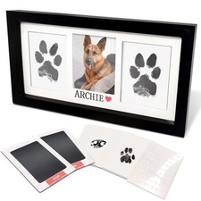 MYPAWLETS Paw Print Frame Ink Pads Kit,Pawprint Kit for Dog/Cat,XL Black