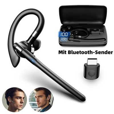 Mpow Bluetooth Headset In Ear Ohrbügel EinOhr  für  Handy mit Bluetooth-Sender