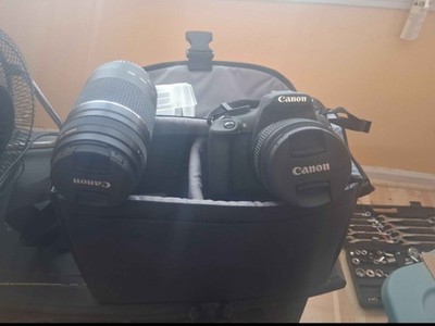 Canon EOS Rebel T5 Camera Bundle with Two Lenses & Camera Bag