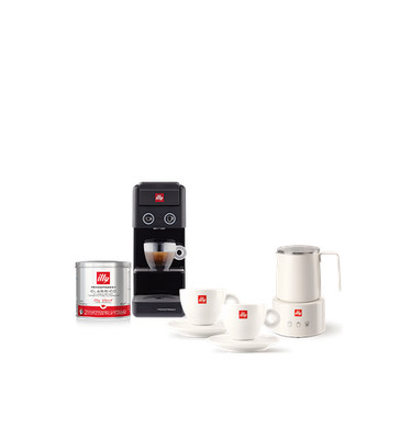 Genuie illy Y3.3 Iperespresso Cappuccino Bundle