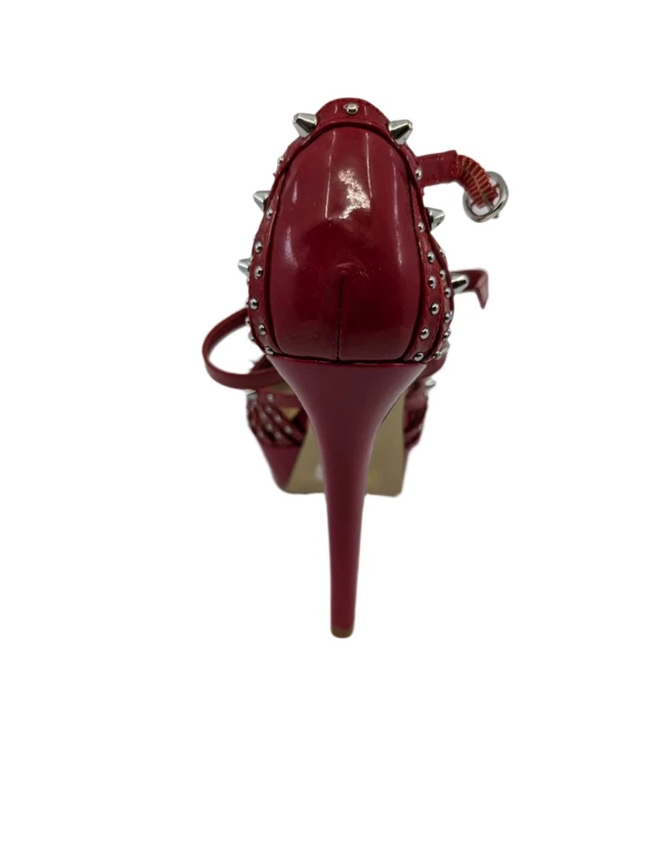 Saltos Bonita Red Patent Gianni Bini - Imagem 2 de 4