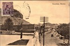 1914 Guaymas Sonora Mexico Panoramic View PPC Postcard Cover to Cannes France — photo 1