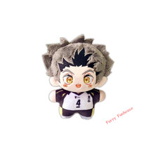 Haikyuu  Kotaro Bokuto 12cm Plush Doll Keychain Pendant Toy Anime