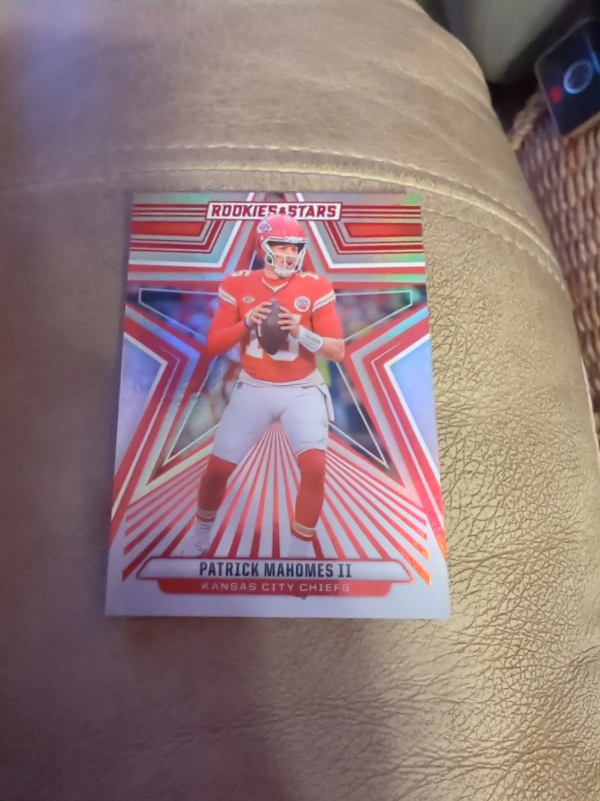 Patrick Mahomes trading card
