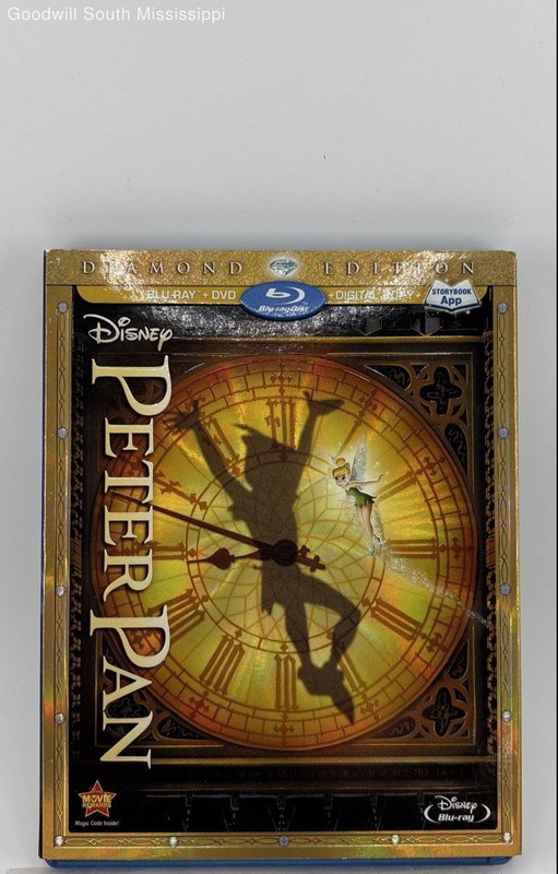 Disney Peter Pan, Diamond Edition, Blu Ray Dvd