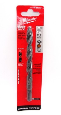 (J) Milwaukee Thunderbolt Jobber Drill Bit, 7/16  x 5 1/2  (48-89-2734)
