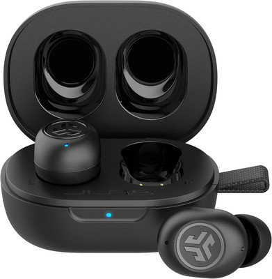 Jlab Jbuds Mini True Wireless Bluetooth Earbuds + Charging Case, Charcoal Black,