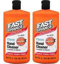 Permatex Fast Orange, Micro Gel Pumice Hand Cleaner, Orange Scented, 15 oz