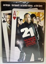 21 (DVD, 2008, Widescreen, Sealed, New) Jim Sturgess, Laurence Fishburne